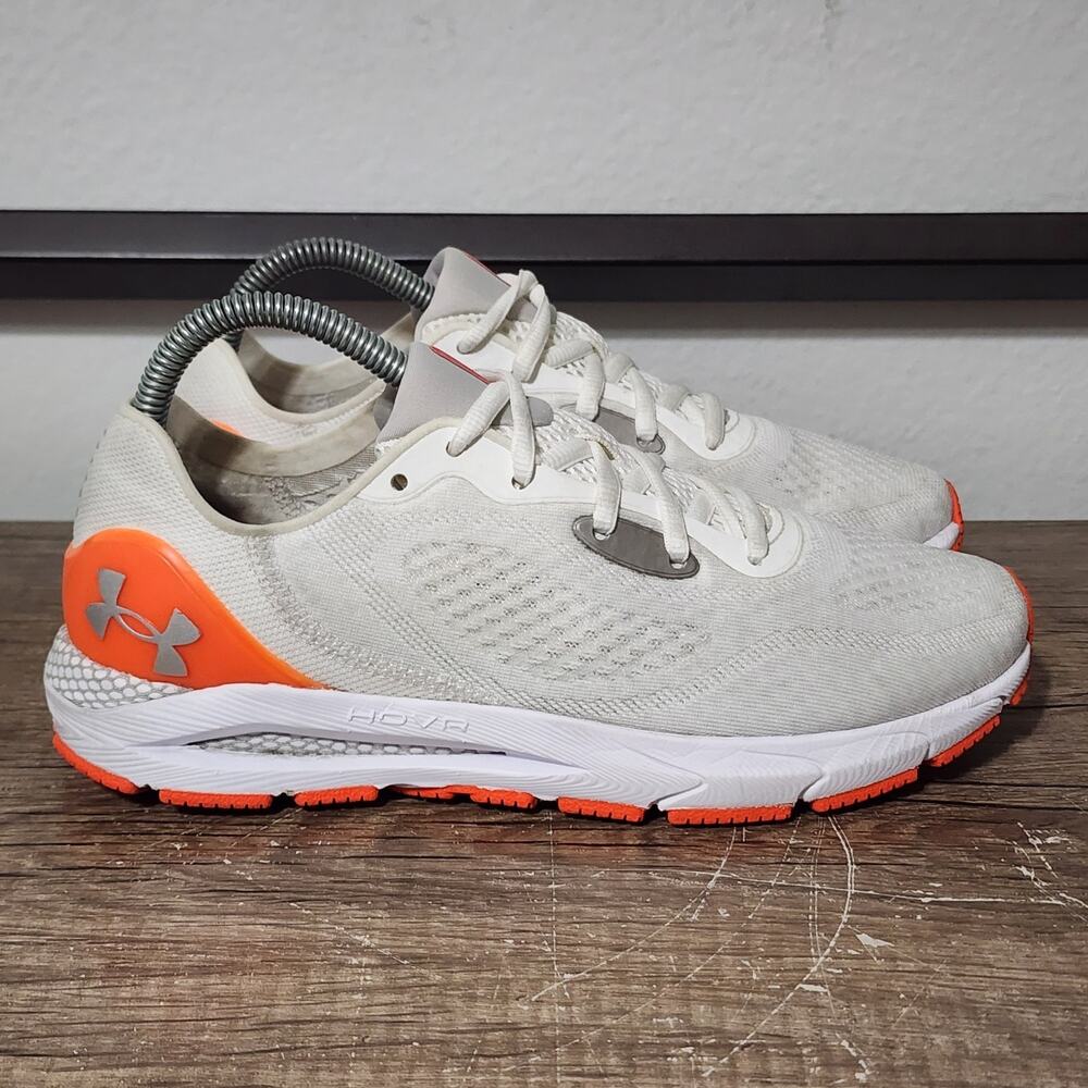 Under Armour HOVR Sonic 5 Women's Athletic Running Shoes Sneakers Size 8.5 White - Picture 3 of 9
